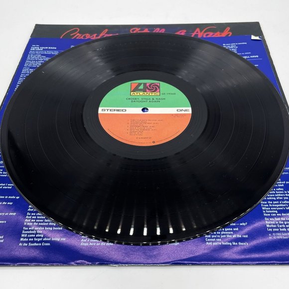 Vtg CROSBY STILLS &‎ NASH DAYLIGHT AGAIN 1982 Vinyl LP VG First Press SD19360 - Picture 4 of 6